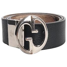 Schwarzer Ledergürtel - Gucci