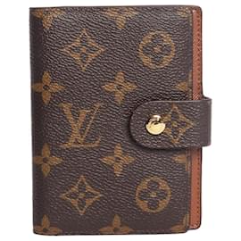 Louis Vuitton Cartera con monograma marrón