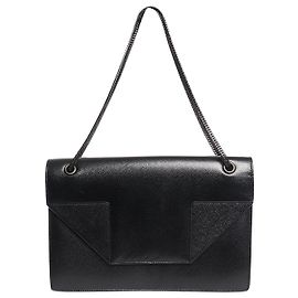 Saint Laurent Bolso de hombro de cuero Black Betty