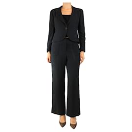 Chanel Completo giacca e pantalone blu navy - taglia UK 14