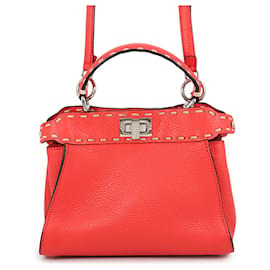 Fendi Mini Peekaboo Lederhandtasche