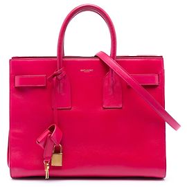 Borsa Saint Laurent Sac De Jour in pelle rosa, piccola
