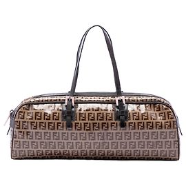 Borsa Fendi Zucchino Crystal marrone