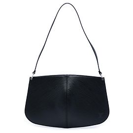 Pochette Louis Vuitton Epi Demi Lune nera
