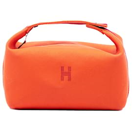 Custodia Hermès Orange Large Toile Bride A Brac