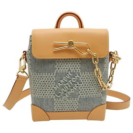 Louis Vuitton Blue Damier Denim 3D Nano Steamer
