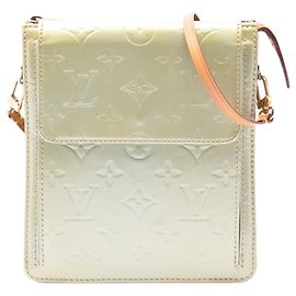 Louis Vuitton White Monogram Vernis Mat Mott