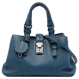 Borsa Bottega Veneta Blue Small Cervo Roma
