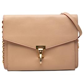 Borsa a tracolla Burberry in pelle marrone Macken