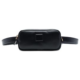 Borsa a cintura Softy Beau in vitello nero Miu Miu