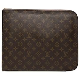 Louis Vuitton Marrone Monogram Poche Documents Portfolio 30