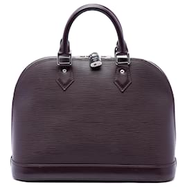 Louis Vuitton Alma PM in pelle Epi viola