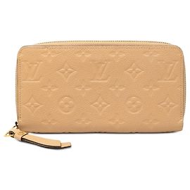 Cartera Zippy Long Louis Vuitton Beige Monogram Empreinte