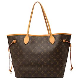Louis Vuitton Marrone Monogram Neverfull MM