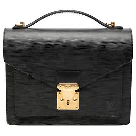 Louis Vuitton Black Epi Monceau 28