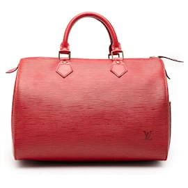Louis Vuitton Speedy 30 in pelle Epi rossa