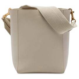 Borsa Celine Brown Small Soft Grained Calfskin Seau Sangle Bucket Bag - Céline
