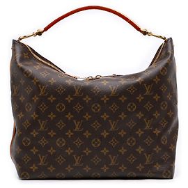 Louis Vuitton Marrone Monogram Sully MM