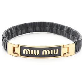 Bracciale in pelle Miu Miu