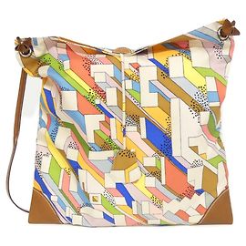 Hermès Hermes ON A SUMMER DAY Silk Silky City MM Schultertasche