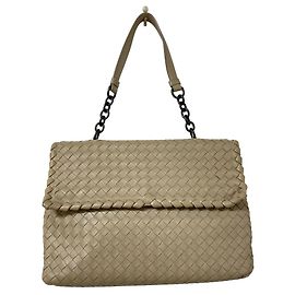 Borsa a Spalla con Catena Olimpia Intrecciato Bottega Veneta