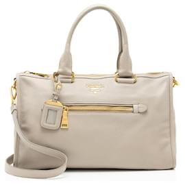Borsa con zip Prada Vitello Daino