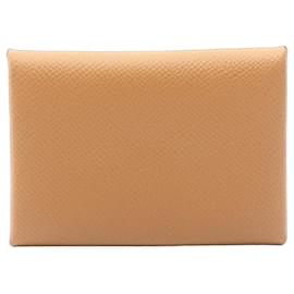 Hermes Calvi Duo calf leather coin case - Hermès