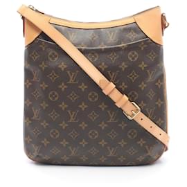 Borsa a tracolla Louis Vuitton Odeon MM in tela rivestita Monogram