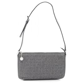 Bulgari Borsa a tracolla in pelle e tela Logo Mania BVLGARI