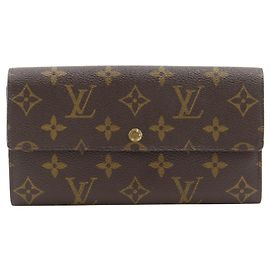 Louis Vuitton Pochette Porte Monnaie Credit Monogram Long Wallet