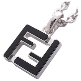 Collana Fendi FF in acciaio inossidabile