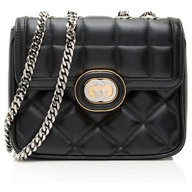 Mini borsa a tracolla Deco in pelle di vitello Gucci