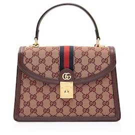Gucci GG Canvas Ophidia Small Top Handle
