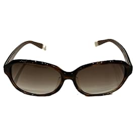 Furla Sonnenbrille Braun Kunststoff SU4926J