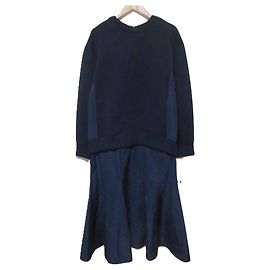 Autre Marque ELENDEEK Sweat Combo Maxi Kleid