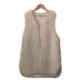 Autre Marque Chaleco de piel ecológica Boutique nicole