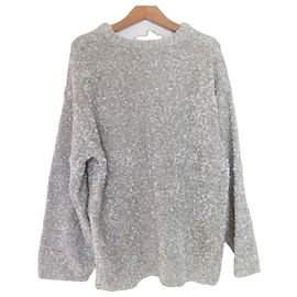 Autre Marque Maglione in maglia STYLE DELI Color Mix Ribbon Yarn