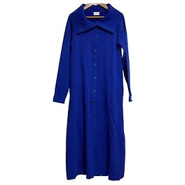 Autre Marque Ribstrickkleid green label relaxing