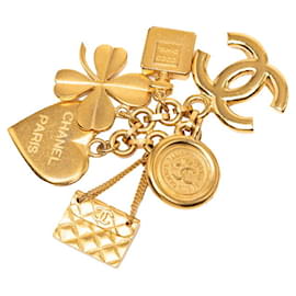 Spilla Vintage Chanel Coco Mark Heart Clover Matelassé