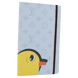 LOUIS VUITTON Taccuino MM Jane Note Cover Azzurro CHIARO GI1119 LV Auth 190665M