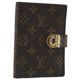 LOUIS VUITTON Monogram Agenda PM Koala Day Planner Cover Pink R21013 Auth 192948