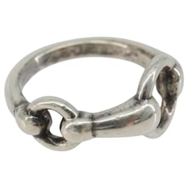 HERMES Horsebit Ring Ag925 Silver Auth 186657M - Hermès