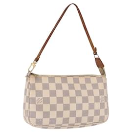 LOUIS VUITTON Damier Azur Pochette Accessoires Pouch N51986 LV Auth 192016