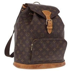 Zaino LOUIS VUITTON Monogram Montsouris GM M51135 LV Auth 191518