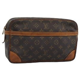 LOUIS VUITTON Clutch Monogram Compiegne 28 M51845 LV Auth 193008