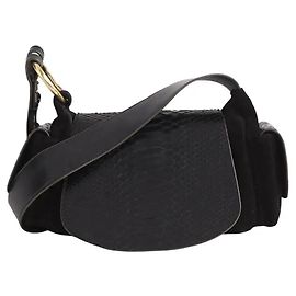 Claris Virot Schwarze Schultertasche