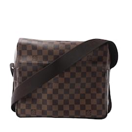 Borsa a tracolla Louis Vuitton Naviglio Damier Ebene marrone N45255