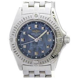 Orologio Breitling Callistino Quadrante MOP Blu Acciaio Quarzo A72345