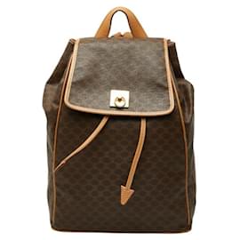 Celine Macadam Rucksack M161 in Braun Leder - Céline