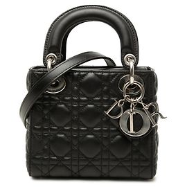 Mini borsa a mano Cannage Lady Christian Dior